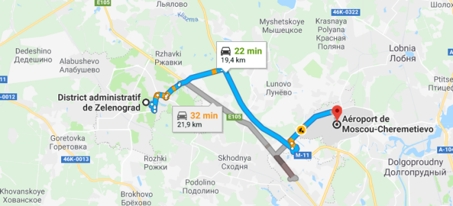 Как доехать до «Шереметьево» из Зеленограда