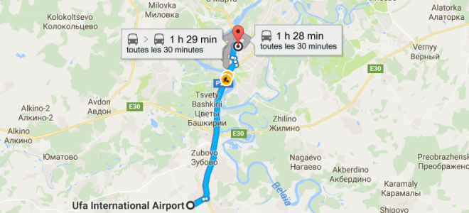 Сколько лететь из Москвы до Уфы