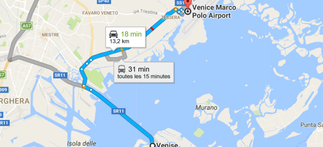 Как добраться из аэропорта Венеции в центр города