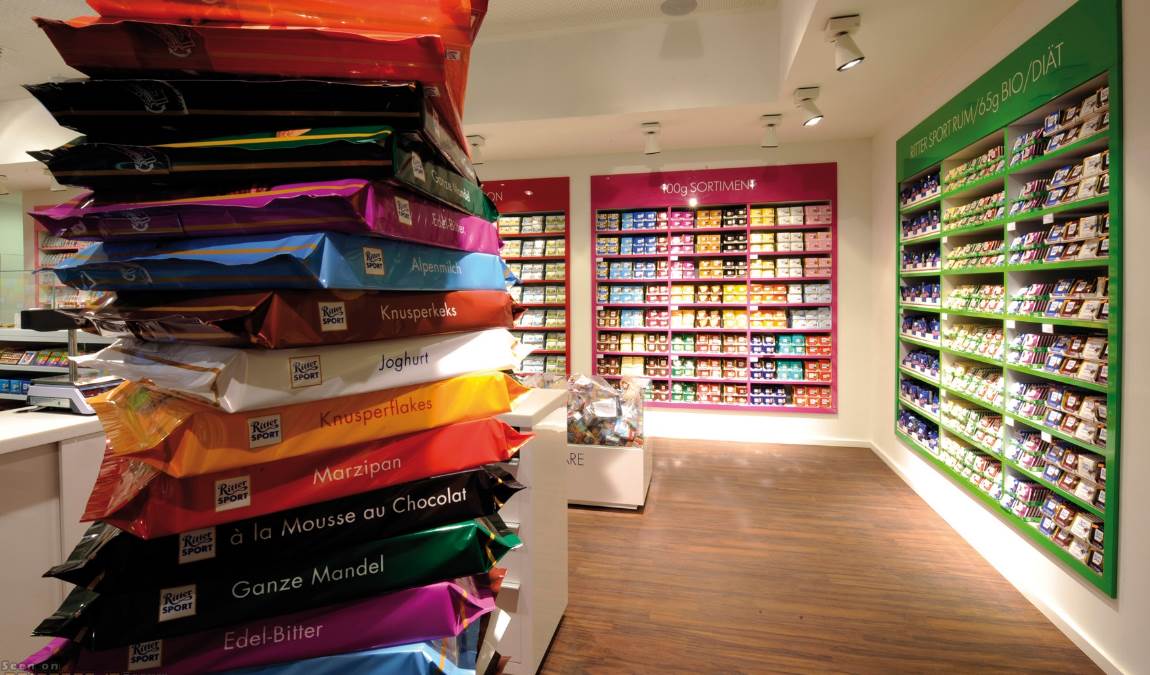 Экскурсионный отдых в Берлине в августе: магазин шоколада Ritter Sport