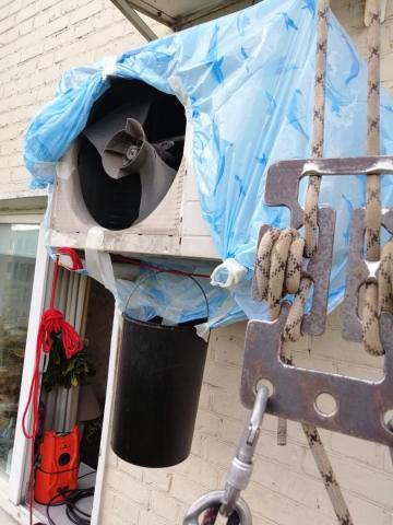 Мойка внешнего блока кондиционера